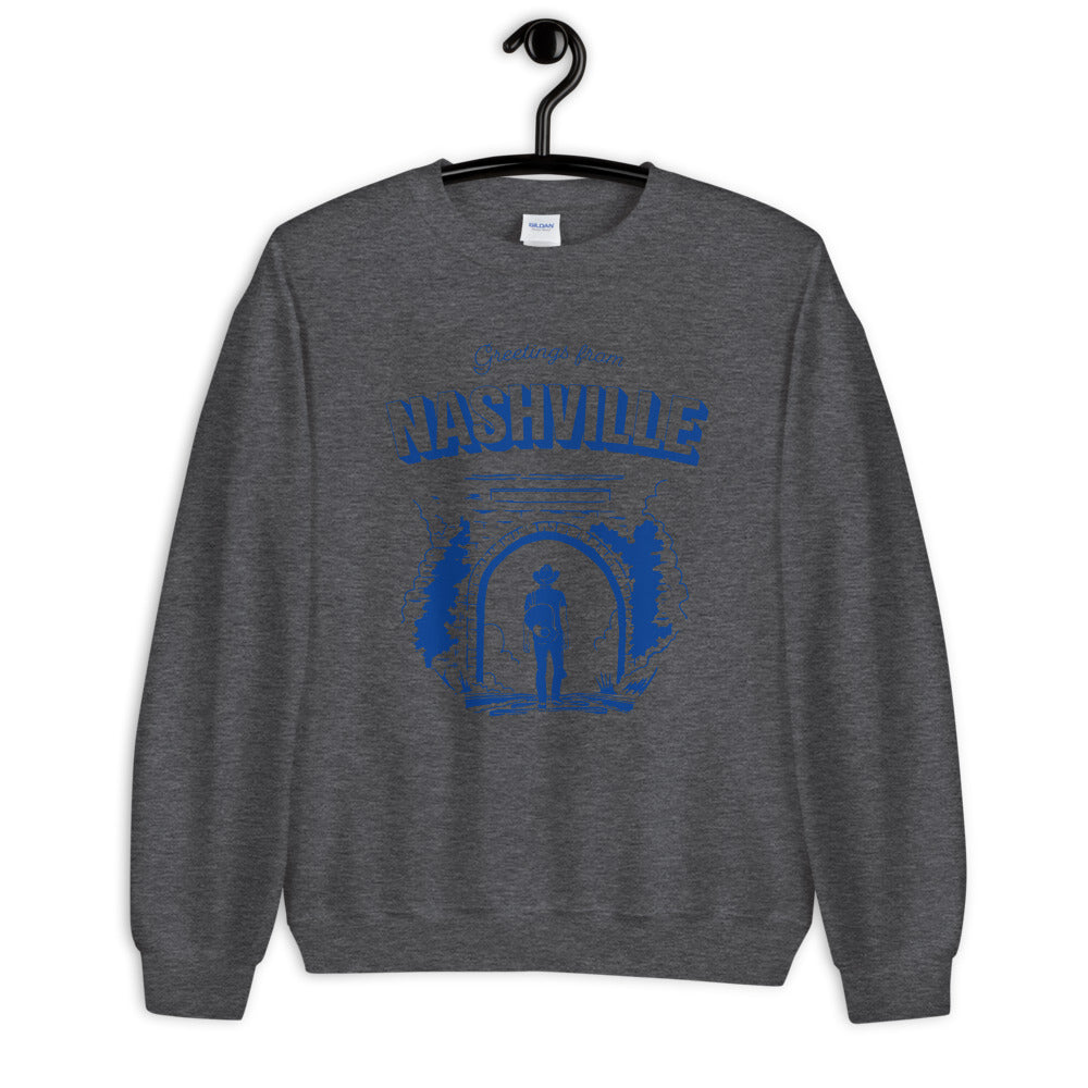 Nashville (Greetings From) Unisex Crewneck Sweatshirt