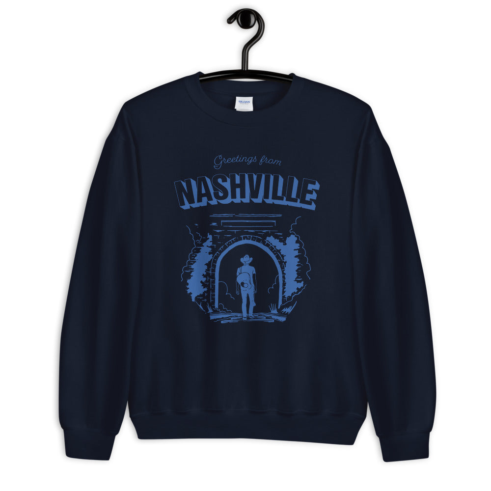 Nashville (Greetings From) Unisex Crewneck Sweatshirt